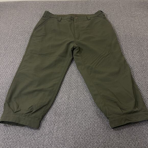 Schöffel Pants Mens XL 42 Green Gore Tex Waterproof Outdoor Adjustable Cuffs - Picture 1 of 16